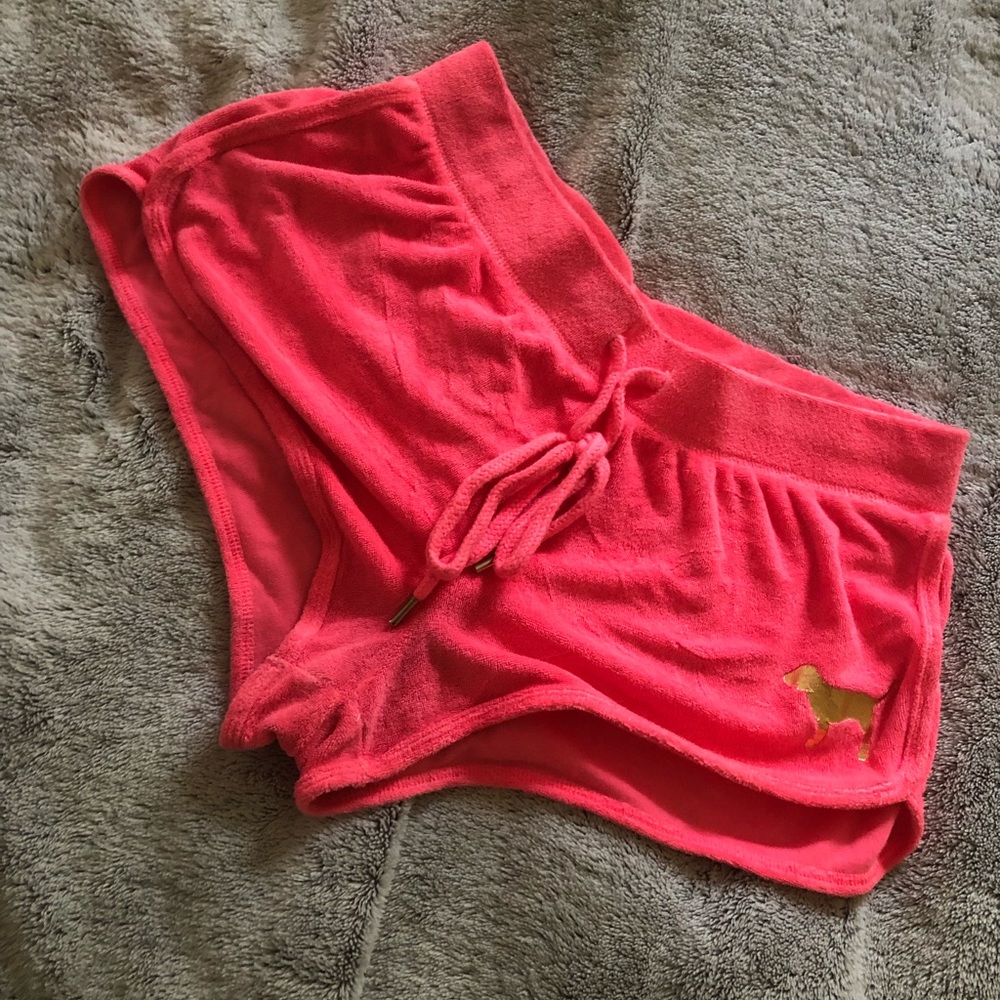 PINK Terry Cloth Shorts